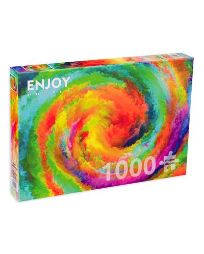 Пъзел Enjoy от 1000 части - Цветен вихър - 1
